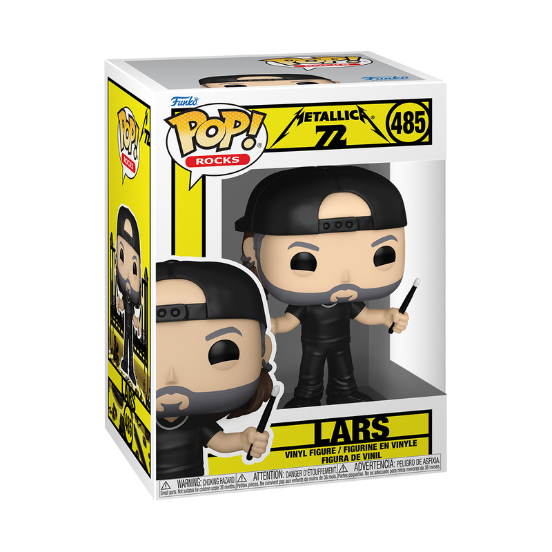 FUNKO POP! Vinyl Figure: Metallica - Lars (72 Seasons) FUNKO POP! Vinyl Figure: Metallica - Lars (72 Seasons)