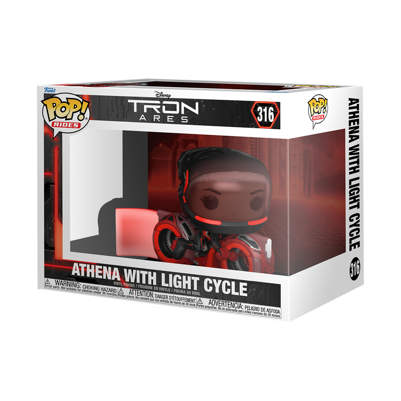 FUNKO Rides: Tron: Ares - Athena with Light Cycle FUNKO Rides: Tron: Ares - Athena with Light Cycle