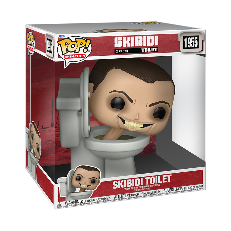 FUNKO POP! Jumbo Vinyl Figure: Skibidi Toilet FUNKO POP! Jumbo Vinyl Figure: Skibidi Toilet