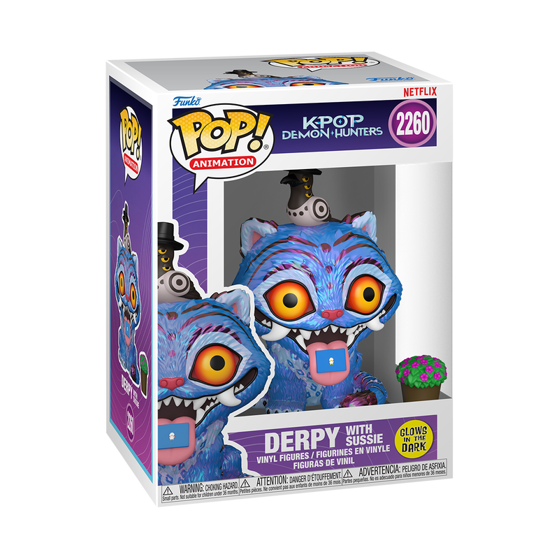 FUNKO POP! Vinyl Figure: KPOP Demon Hunters - Derpy with Sussie (Glow in the dark) FUNKO POP! Vinyl Figure: KPOP Demon Hunters - Derpy with Sussie (Glow in the dark)