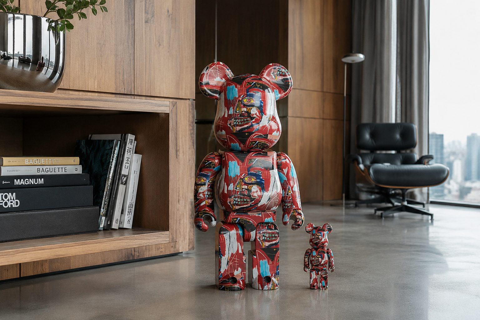 400% & 100% Bearbrick Jean-Michel Basquiat #13 (PRE-ORDER) 400% & 100% Bearbrick Jean-Michel Basquiat #13 (PRE-ORDER) - Image 2