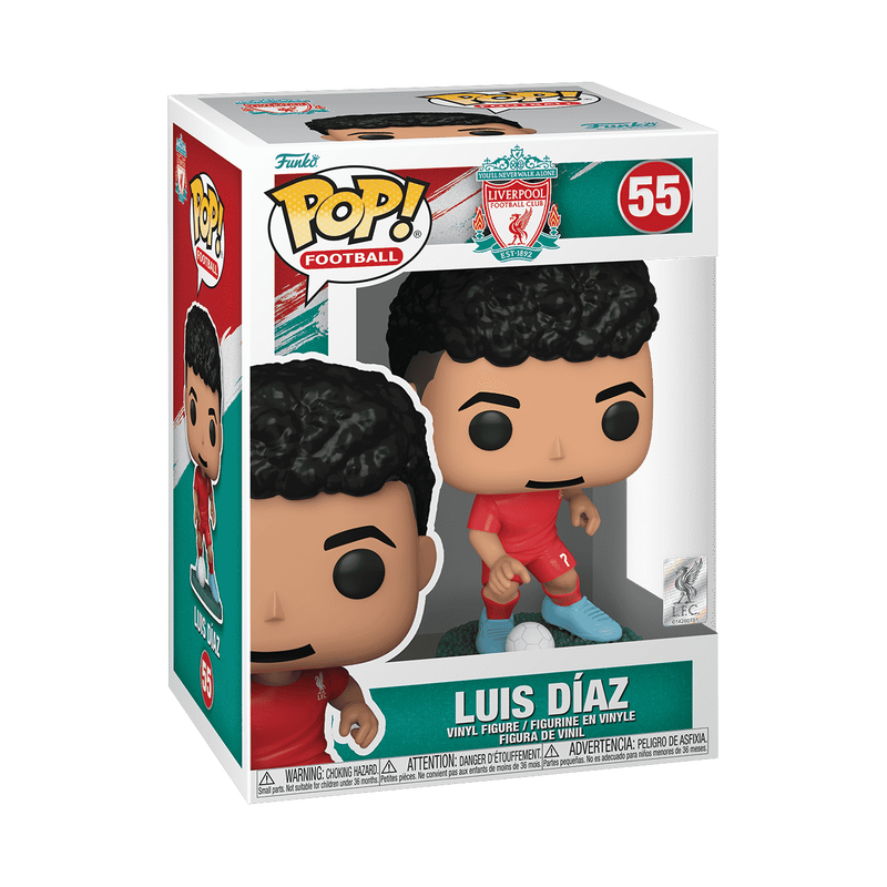FUNKO POP! Vinyl Figure: Liverpool FC - Luis Díaz FUNKO POP! Vinyl Figure: Liverpool FC - Luis Díaz