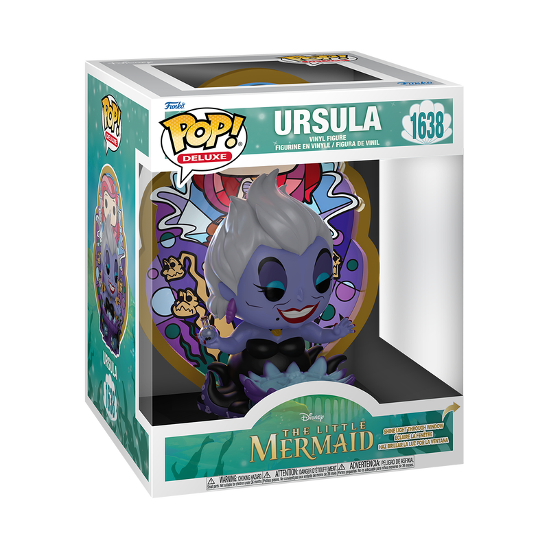 FUNKO POP! Deluxe Vinyl Figure: Disney: The Little Mermaid - Ursula (Ariel Stained Glass) FUNKO POP! Deluxe Vinyl Figure: Disney: The Little Mermaid - Ursula (Ariel Stained Glass)