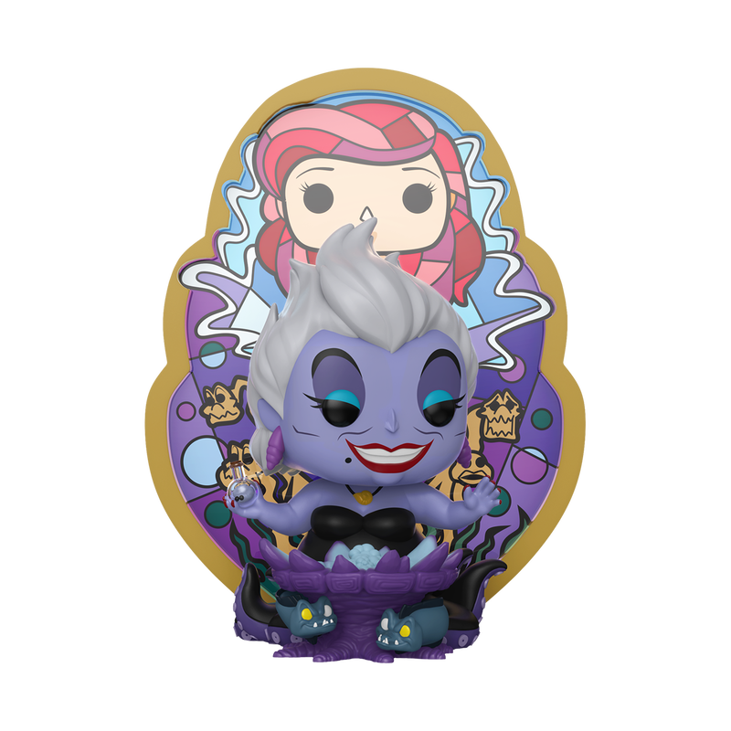 FUNKO POP! Deluxe Vinyl Figure: Disney: The Little Mermaid - Ursula (Ariel Stained Glass) FUNKO POP! Deluxe Vinyl Figure: Disney: The Little Mermaid - Ursula (Ariel Stained Glass) - Image 2