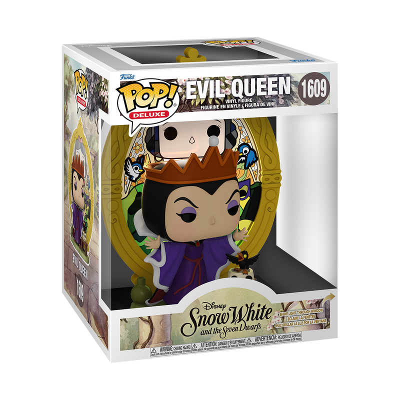 FUNKO POP! Deluxe Vinyl Figure: Disney: Snow White - Evil Queen (Snow White Stained Glass) FUNKO POP! Deluxe Vinyl Figure: Disney: Snow White - Evil Queen (Snow White Stained Glass)