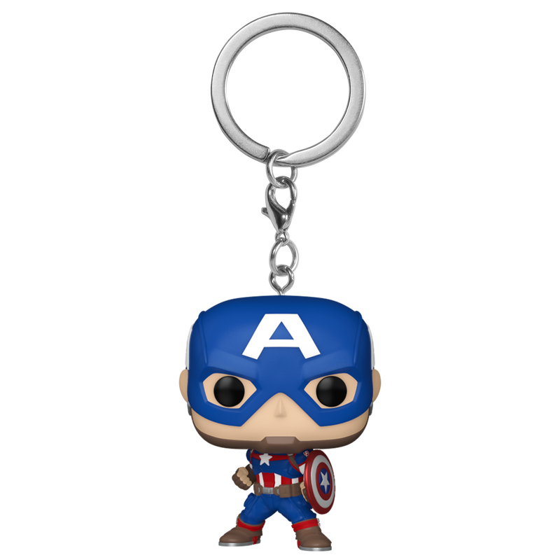 FUNKO POP! Keychain: Marvel - Captain America FUNKO POP! Keychain: Marvel - Captain America - Image 2