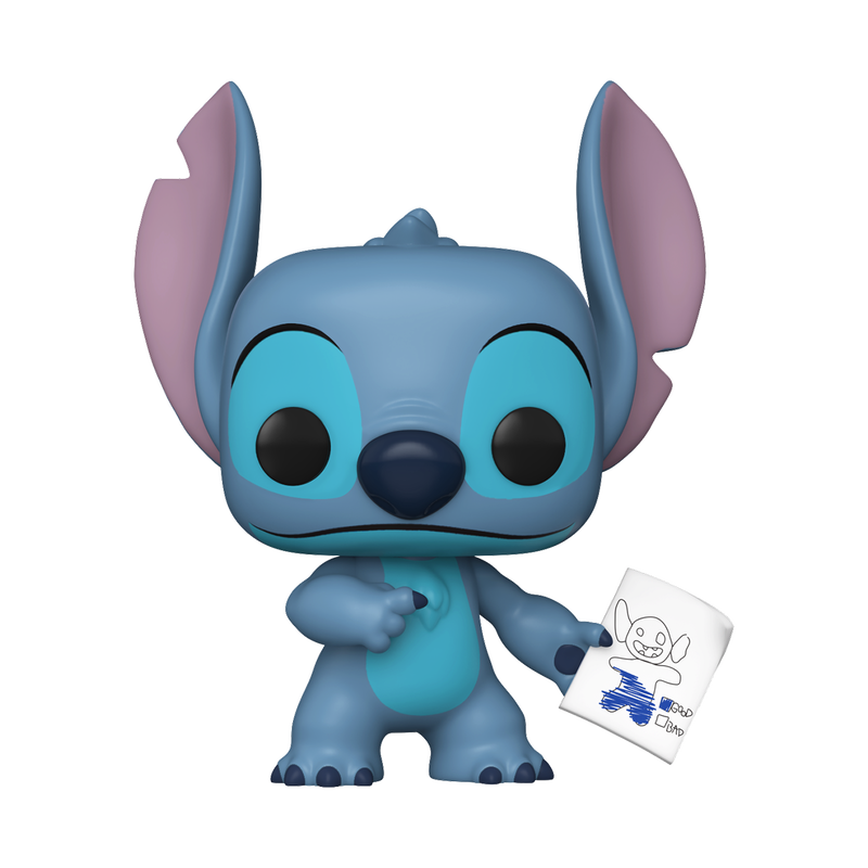 FUNKO POP! Vinyl Figure: Disney: Lilo & Stitch - Stitch with Mood Chart (w/ Chase) FUNKO POP! Vinyl Figure: Disney: Lilo & Stitch - Stitch with Mood Chart (w/ Chase) - Image 2