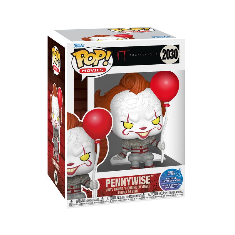 FUNKO POP! Vinyl Figure: IT - Pennywise with Balloon (Shelf Sitter) FUNKO POP! Vinyl Figure: IT - Pennywise with Balloon (Shelf Sitter)
