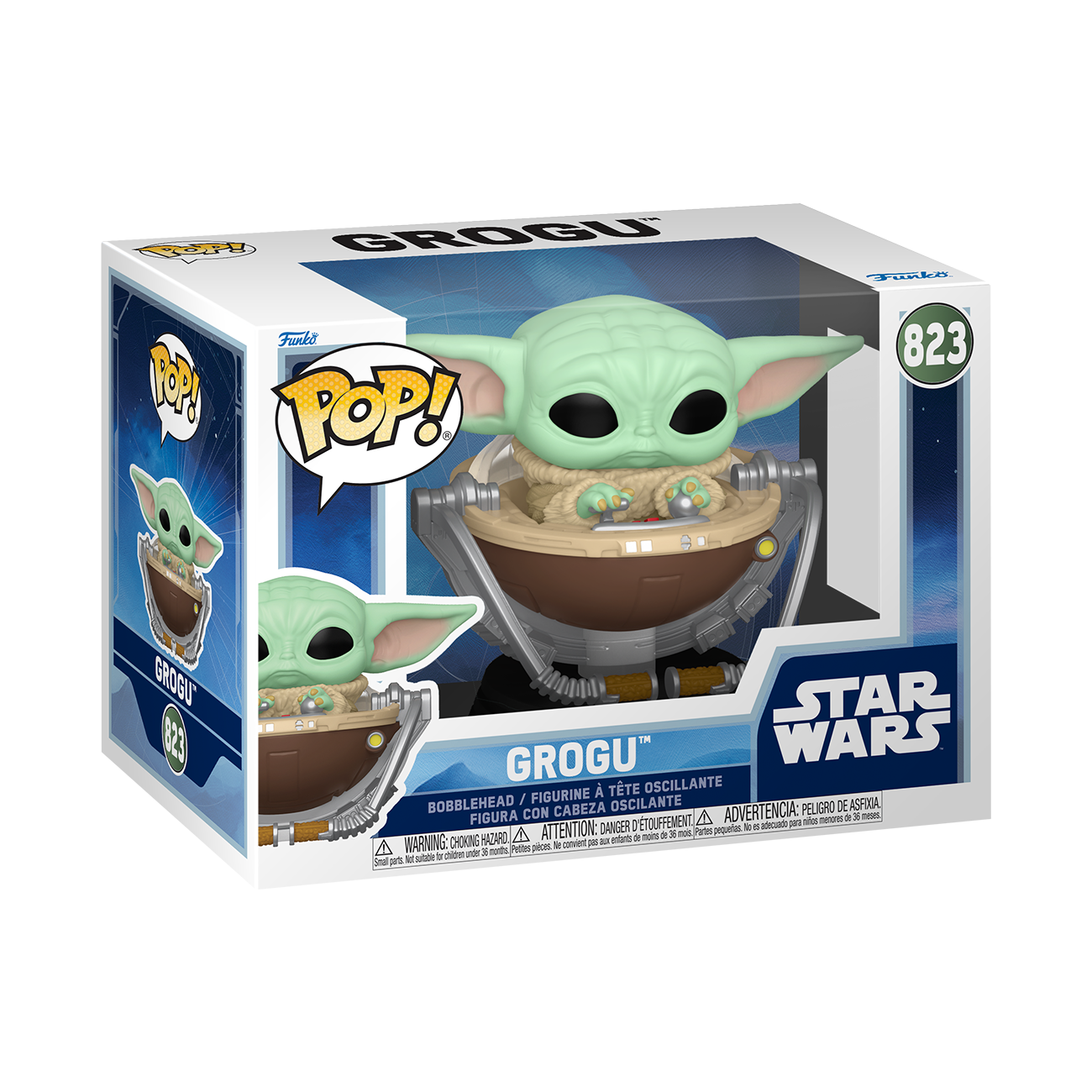 FUNKO POP! Vinyl Figure: Star Wars: Mandalorian & Grogu - Grogu FUNKO POP! Vinyl Figure: Star Wars: Mandalorian & Grogu - Grogu