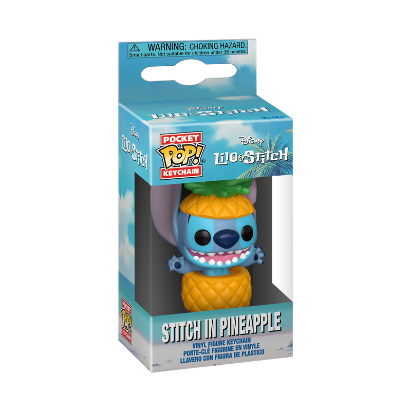 FUNKO POP! Keychain: Disney: Lilo & Stitch - Stitch in pineapple FUNKO POP! Keychain: Disney: Lilo & Stitch - Stitch in pineapple