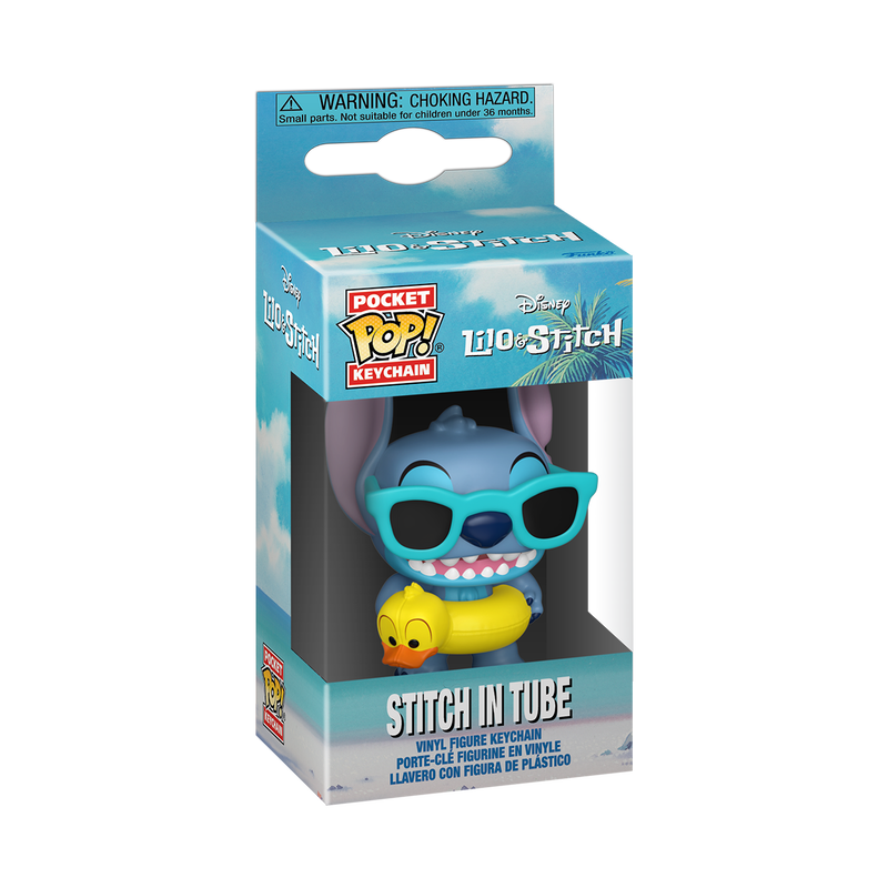 FUNKO POP! Keychain: Disney: Lilo & Stitch - Stitch in Tube FUNKO POP! Keychain: Disney: Lilo & Stitch - Stitch in Tube