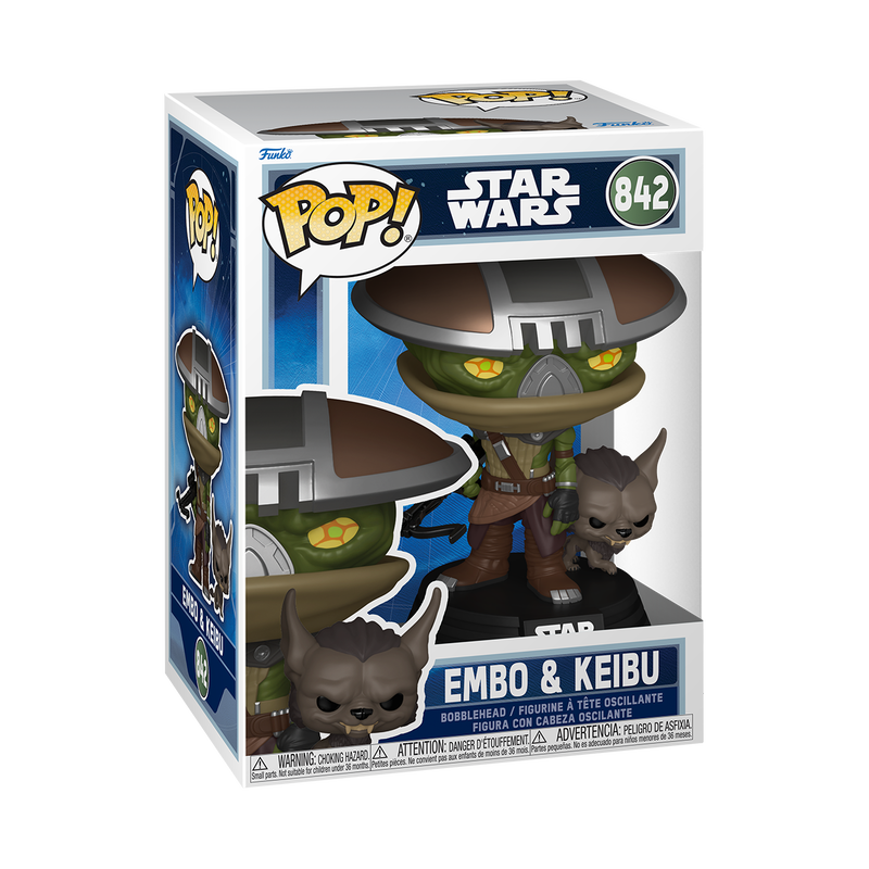 FUNKO POP! Vinyl Figure: Star Wars: Mandalorian & Grogu - Buddy Embo & Keibu FUNKO POP! Vinyl Figure: Star Wars: Mandalorian & Grogu - Buddy Embo & Keibu