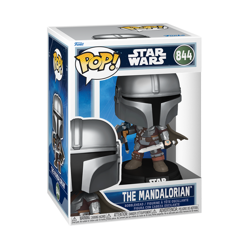 FUNKO POP! Vinyl Figure: Star Wars: Mandalorian & Grogu - The Mandalorian (Dual Wield) FUNKO POP! Vinyl Figure: Star Wars: Mandalorian & Grogu - The Mandalorian (Dual Wield)