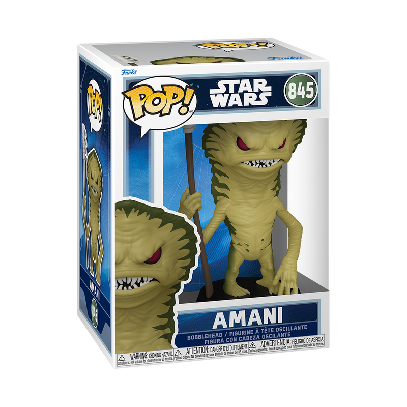 FUNKO POP! Vinyl Figure: Star Wars: Mandalorian & Grogu - Amani FUNKO POP! Vinyl Figure: Star Wars: Mandalorian & Grogu - Amani