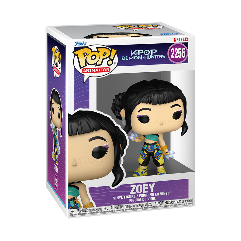 FUNKO POP! Vinyl Figure: KPOP Demon Hunters - Zoey FUNKO POP! Vinyl Figure: KPOP Demon Hunters - Zoey